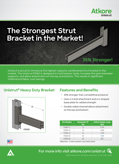 Atkore Unistrut Corp. - UNISTRUT® - Product Catalog : ElectricSmarts ...
